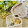 Heart Shape Make-Up Wooden Organizer